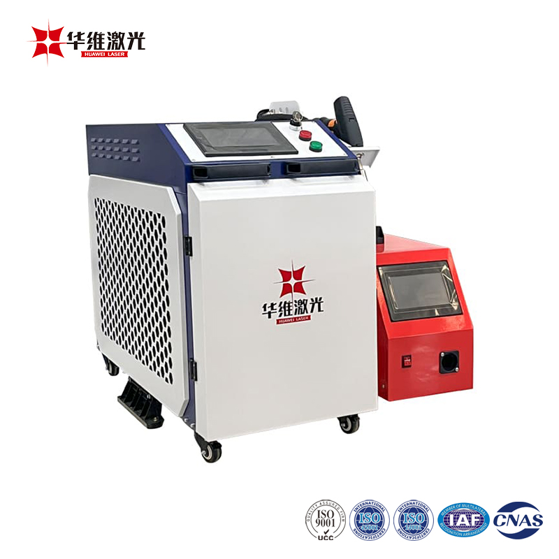 Máquina de solda a laser portátil China 1500W 3 em 1