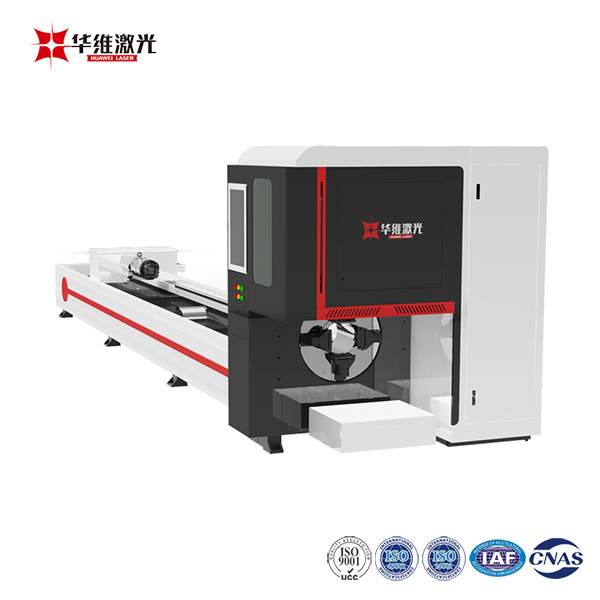 Cortador a laser de metal de tubo industrial 1500W para aço inoxidável